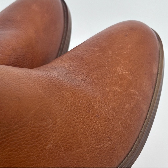 Naturalizer Zarie Bootie Saddle Tan Tumbled Leather Size 6.5 NWT - Picture 8 of 13